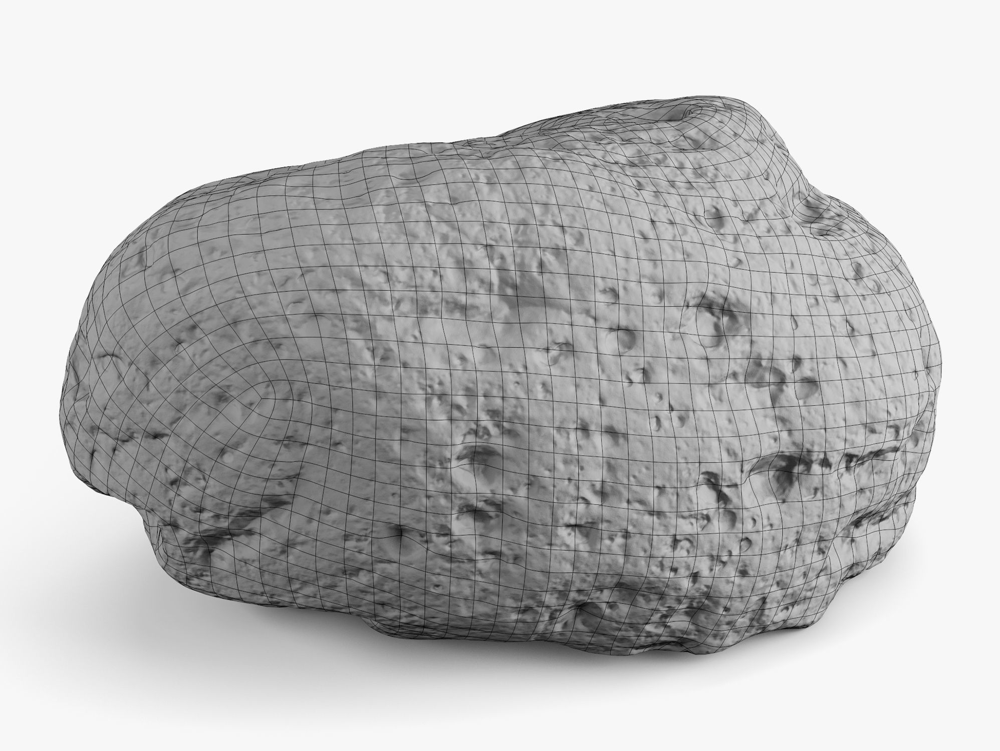 Rock 06 - 8K Scan Low-poly 3D model_6