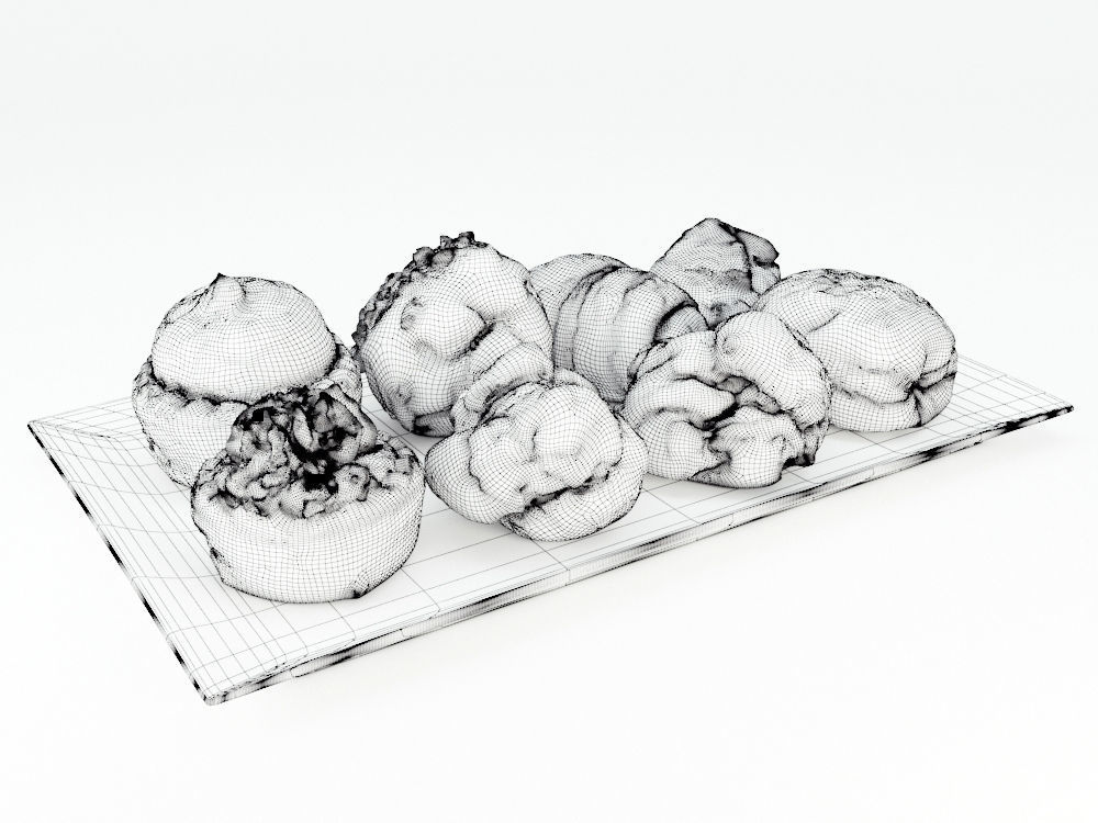 Pastries Mix 3D model_6