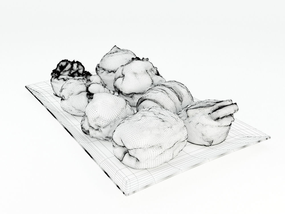Pastries Mix 3D model_5
