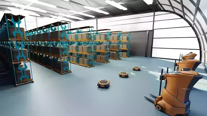 Warehouse Unit 3D model