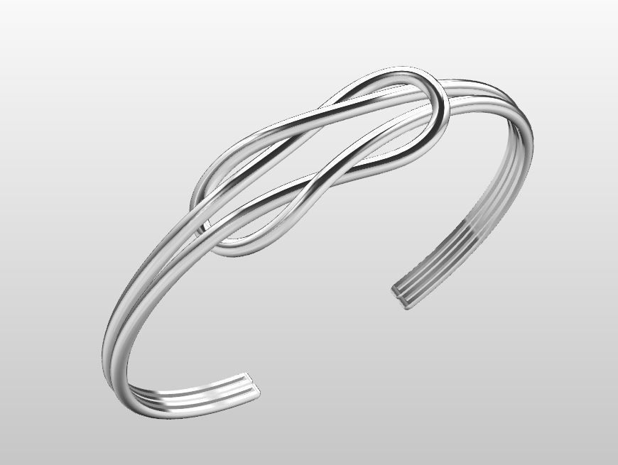  Men Bracelet 3D printing model 3D print model_3