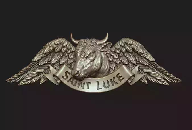 Saint Luke the Evangelist Pendant 3D print model