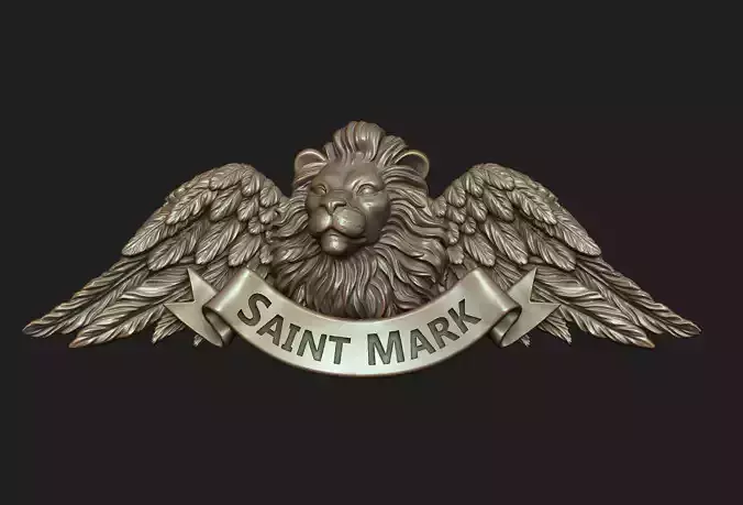 Saint Mark the Evangelist Pendant 3D print model