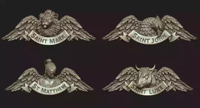 Evangelist Charm Set