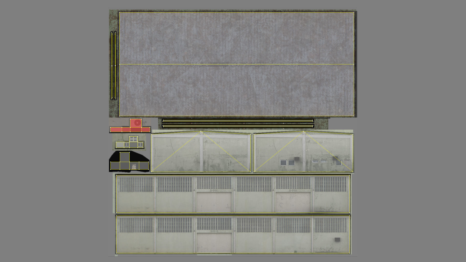 MilitaryBase PortoVelho Storage 01 Low-poly 3D model_12