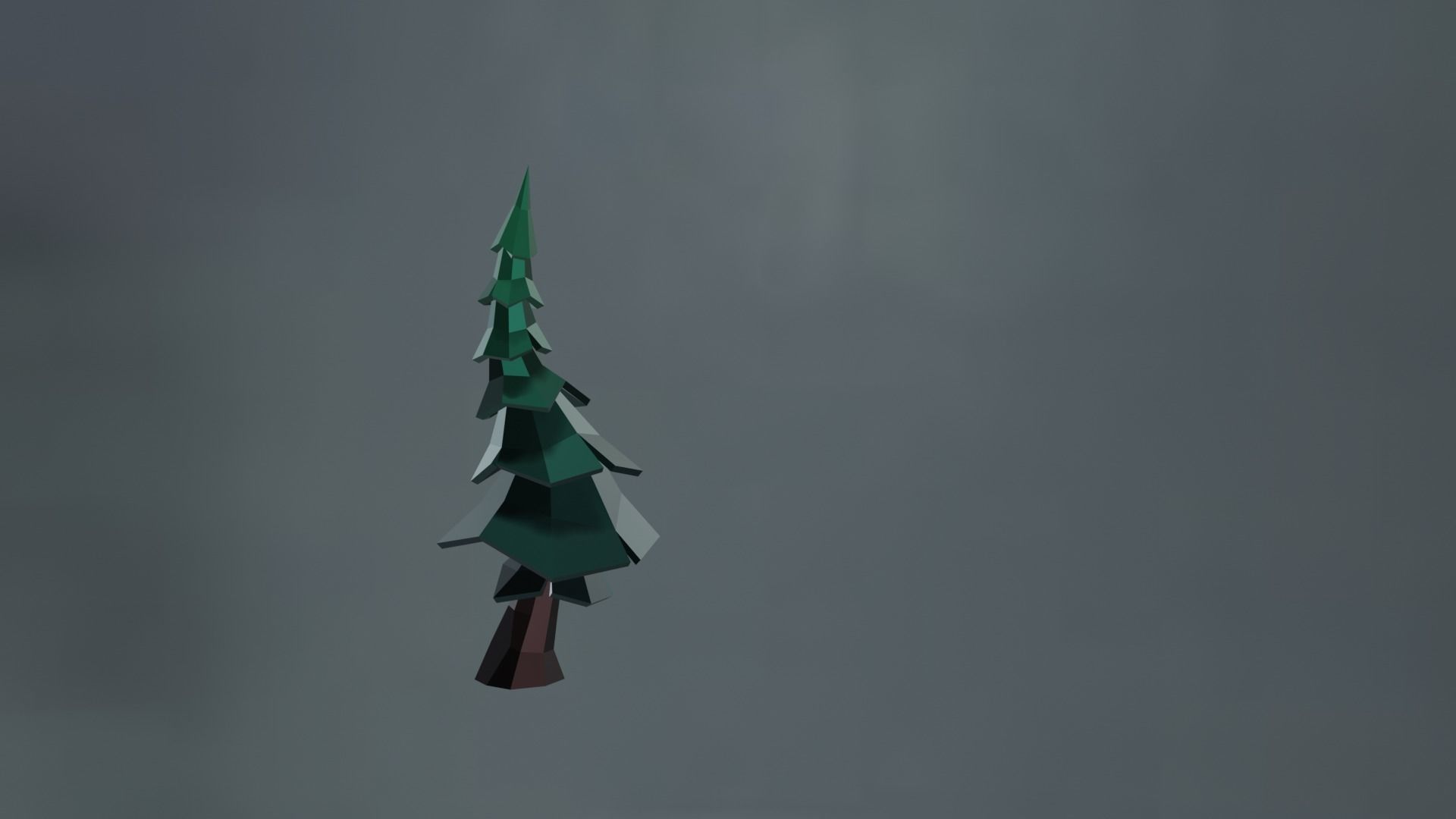 Low Poly Tree Pack Free low-poly 3D model_4