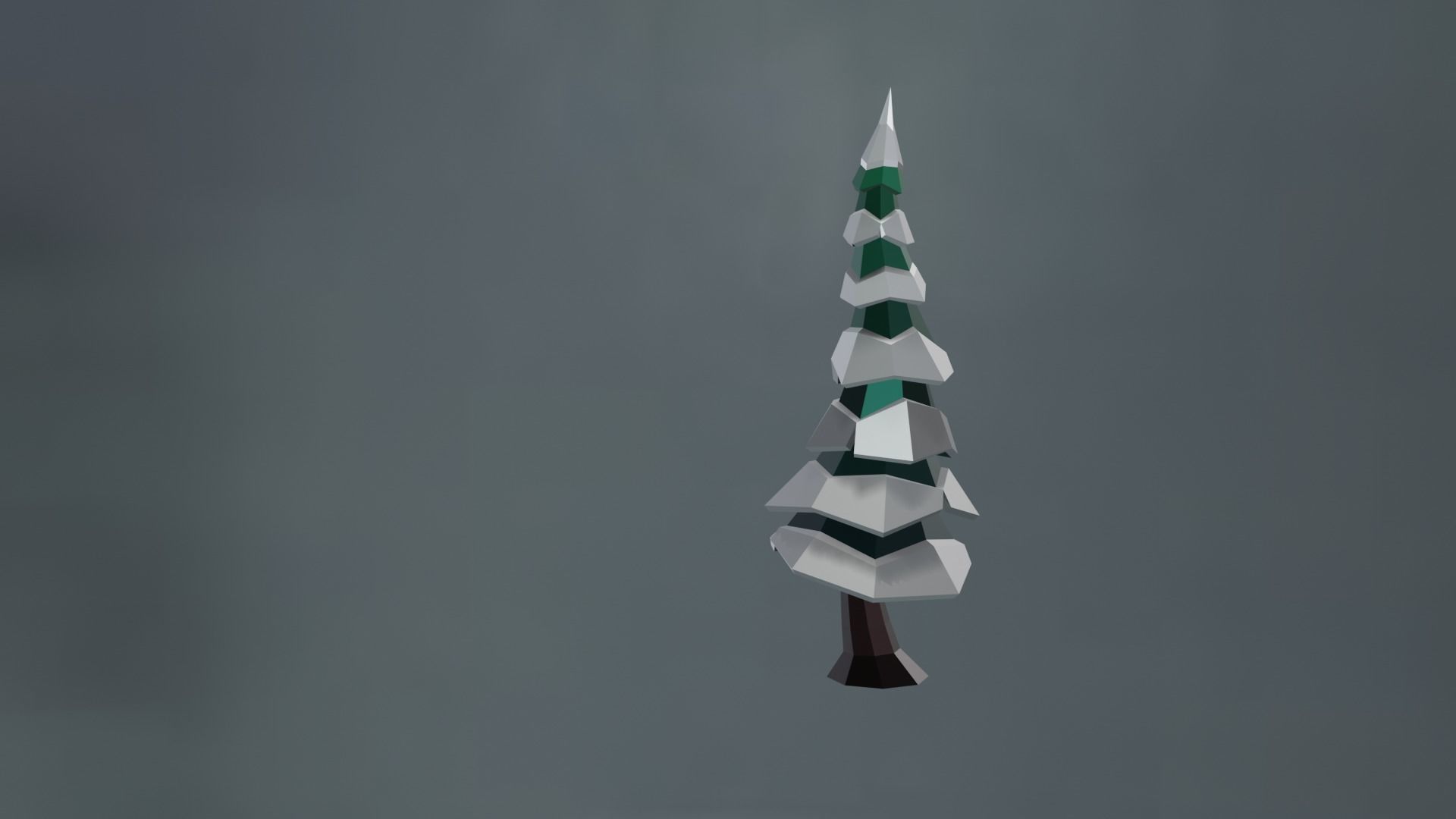 Low Poly Tree Pack Free low-poly 3D model_8