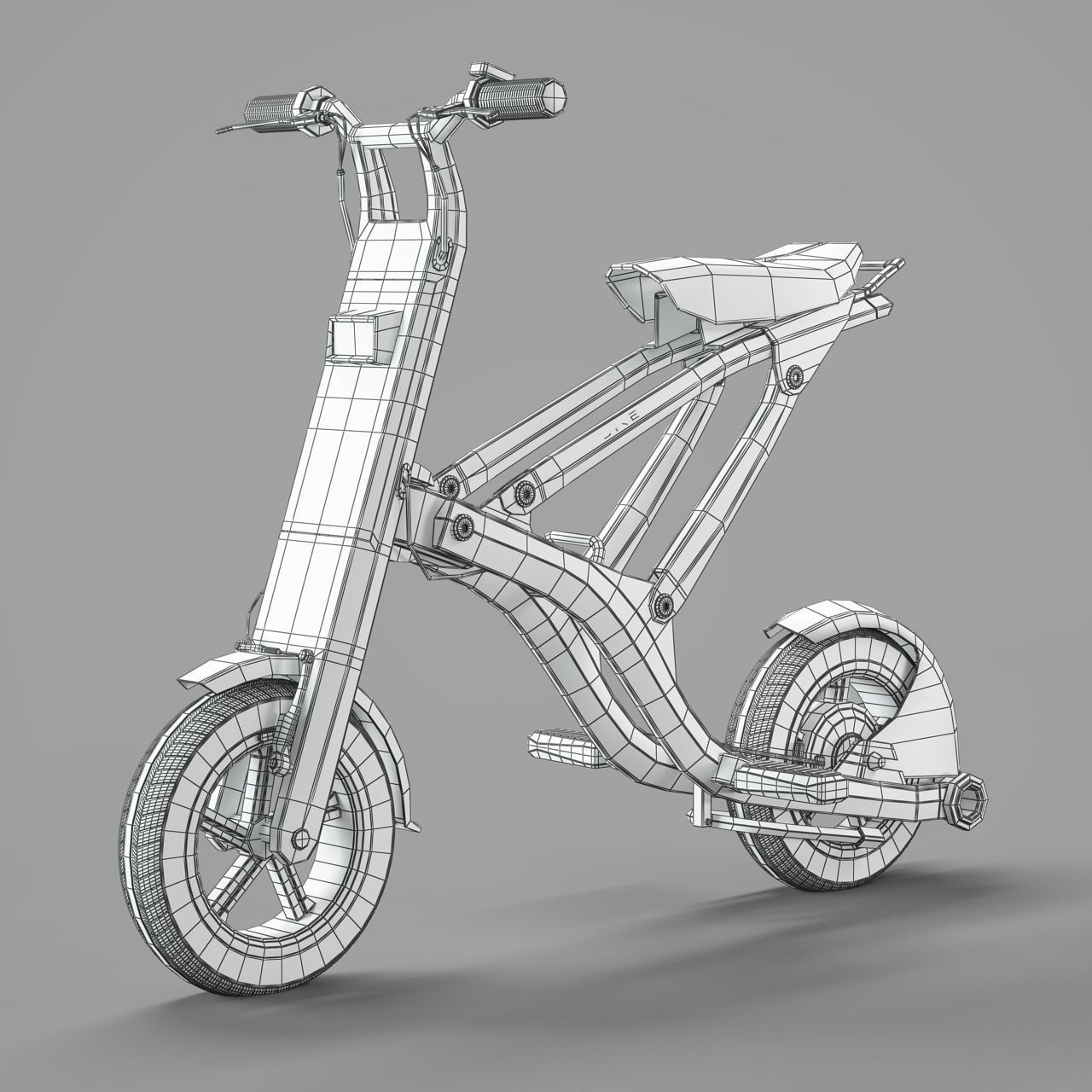YunBike X1 3D model_5