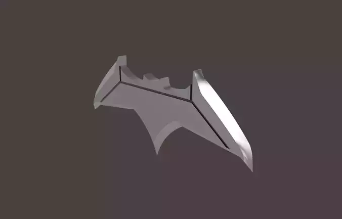 Batman V Superman Batarang STL file 3D print model