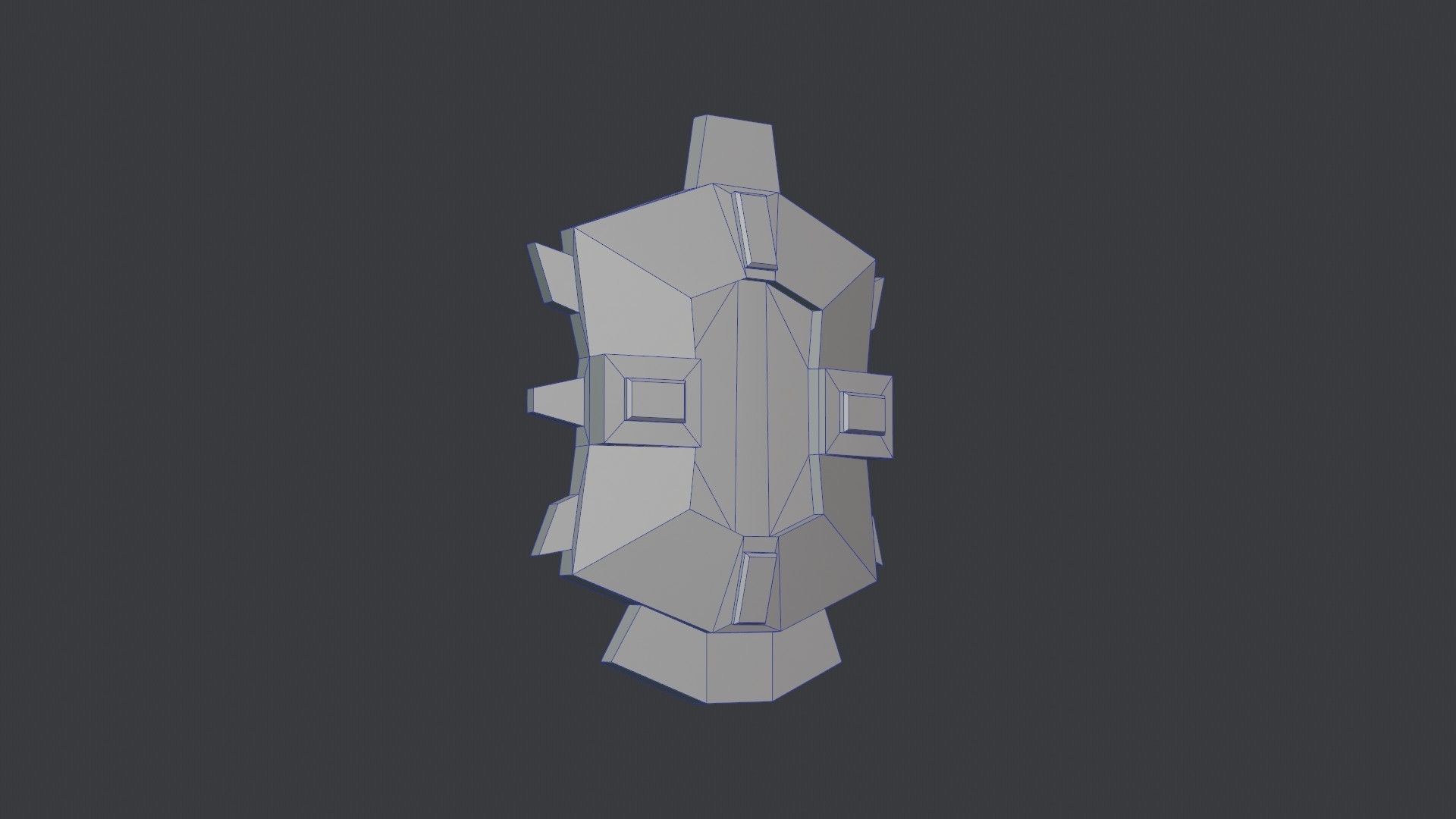 Stylized Medieval Shield 1 Low-poly 3D model_7