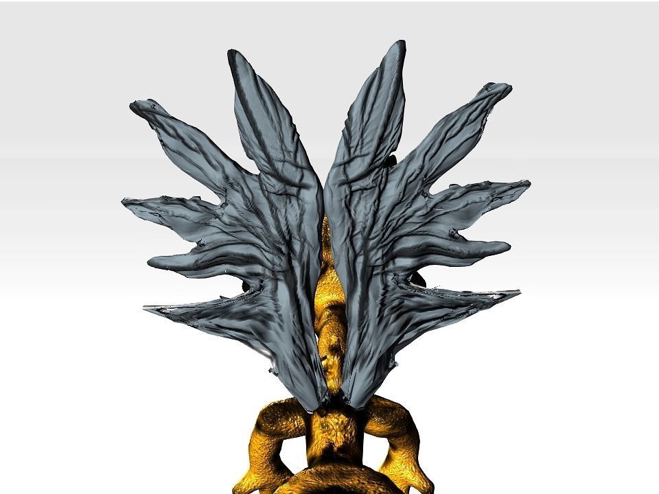 Strange Wing Low-poly 3D model_21