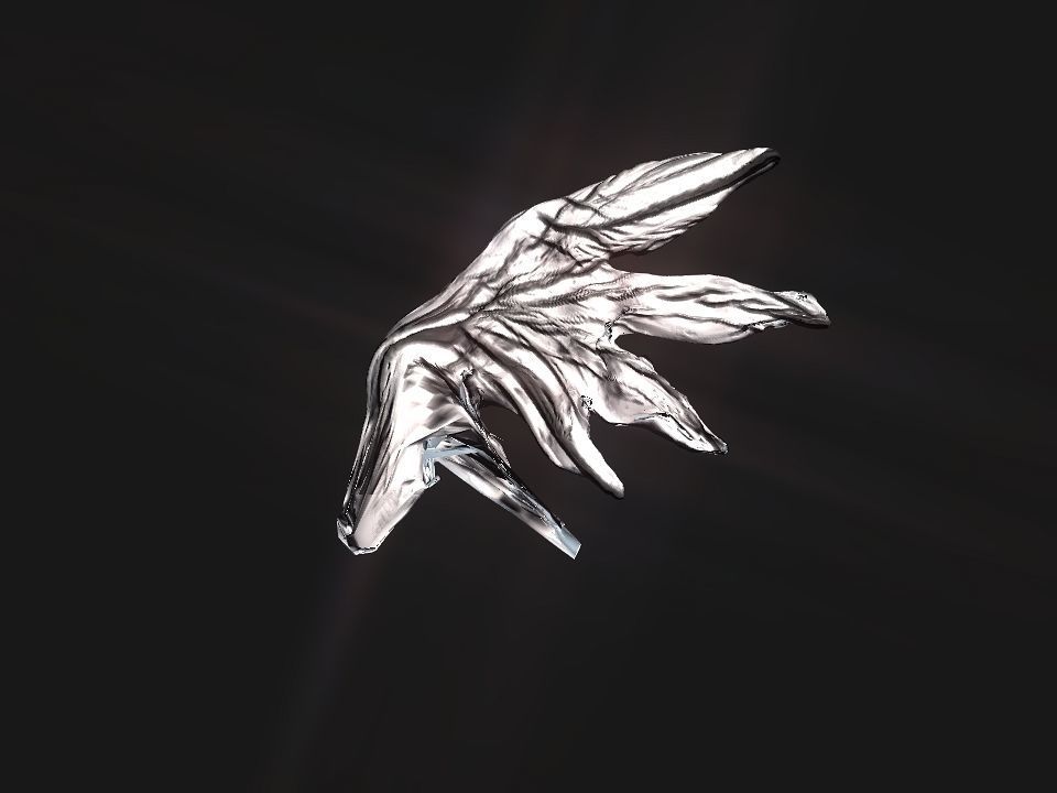 Strange Wing Low-poly 3D model_15