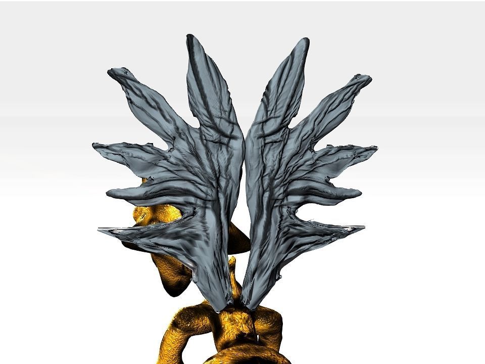 Strange Wing Low-poly 3D model_20