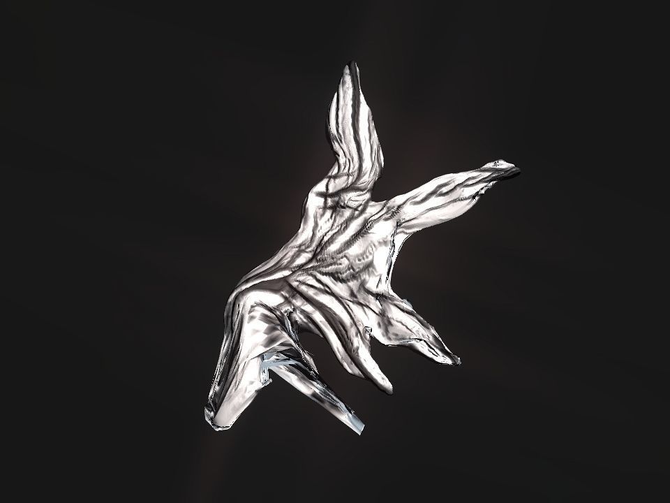 Strange Wing Low-poly 3D model_17