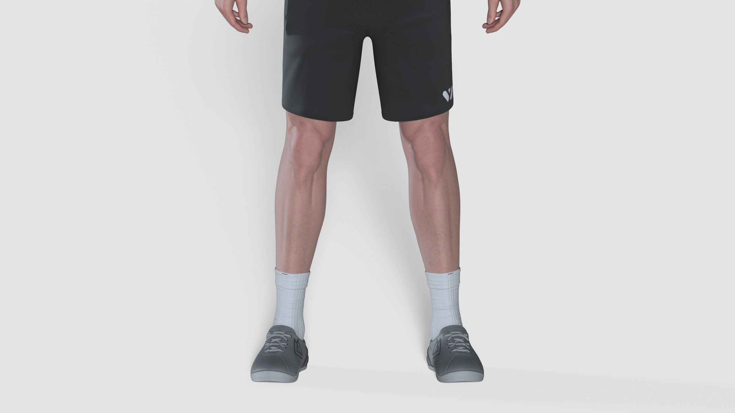 Male Tennis Player 3D model_8