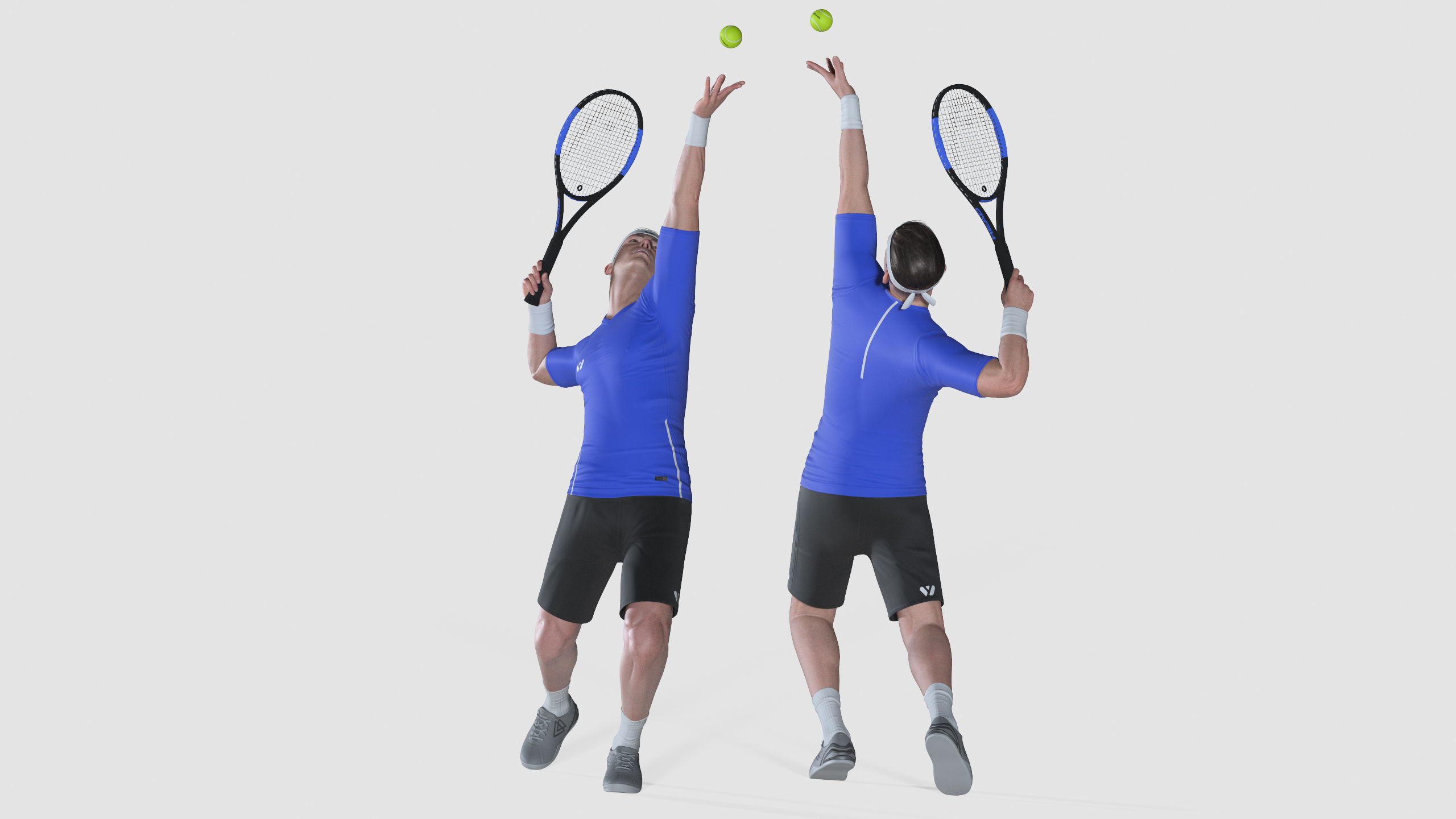 Male Tennis Player 3D model_22