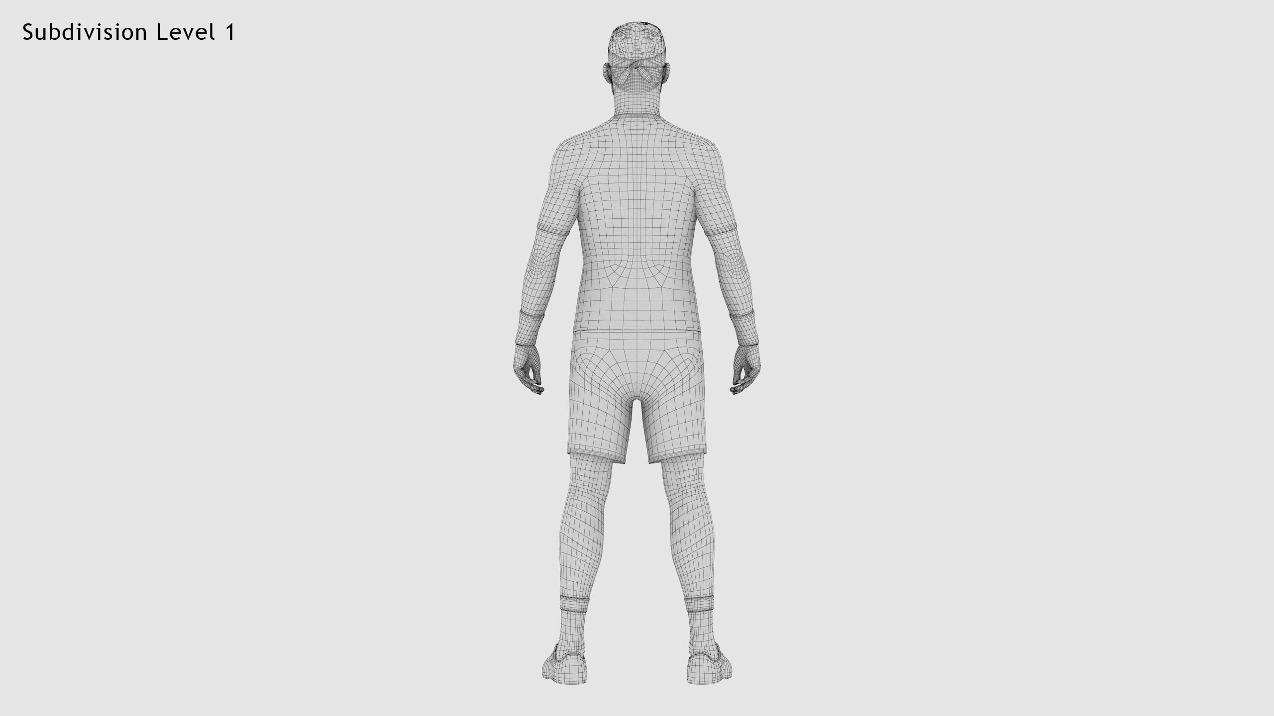 Male Tennis Player 3D model_32