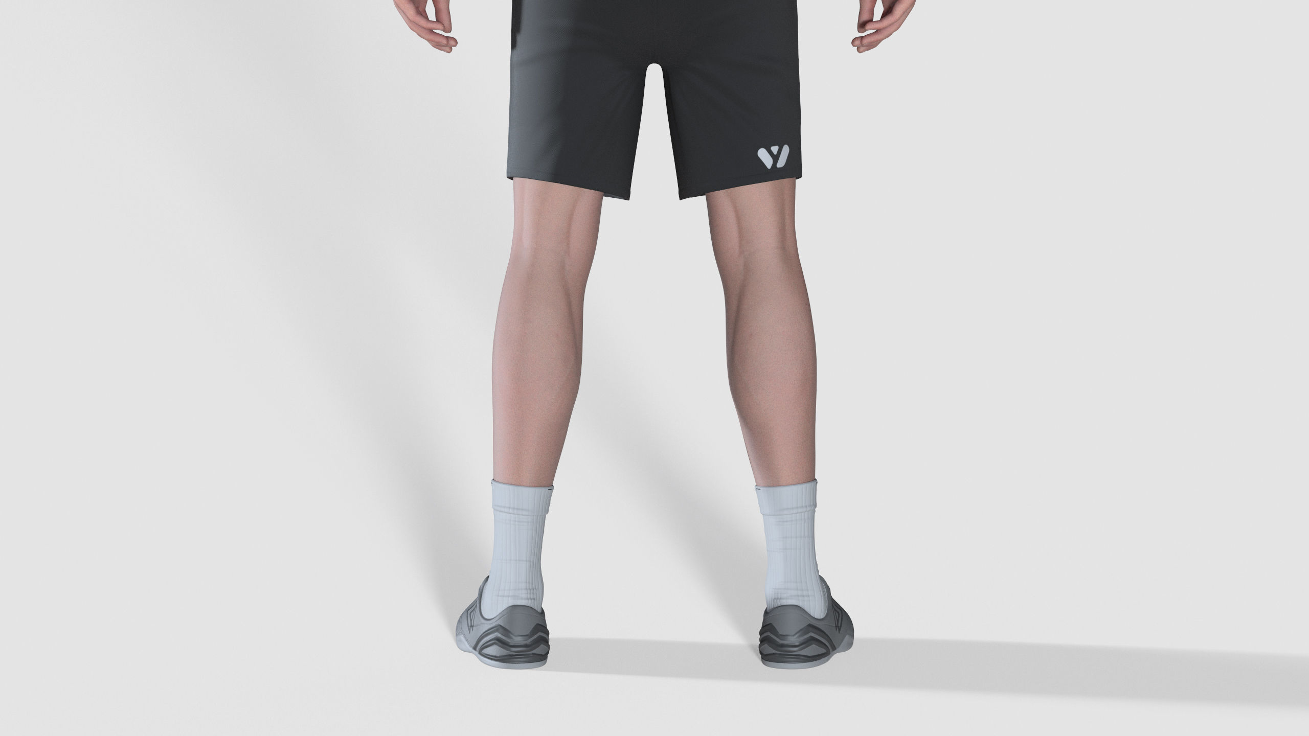 Male Tennis Player 3D model_9
