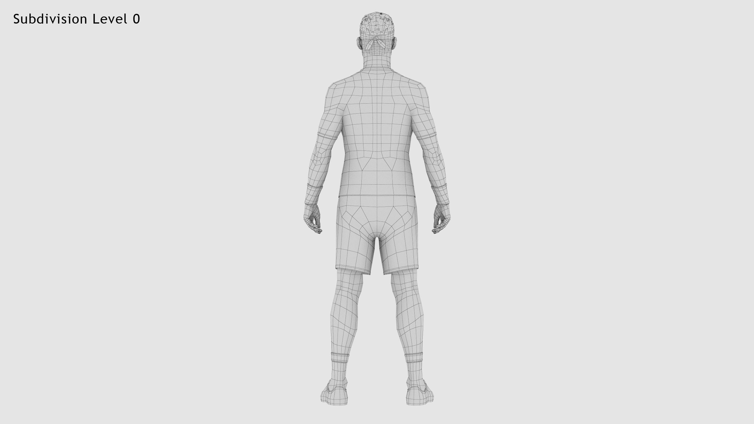 Male Tennis Player 3D model_31