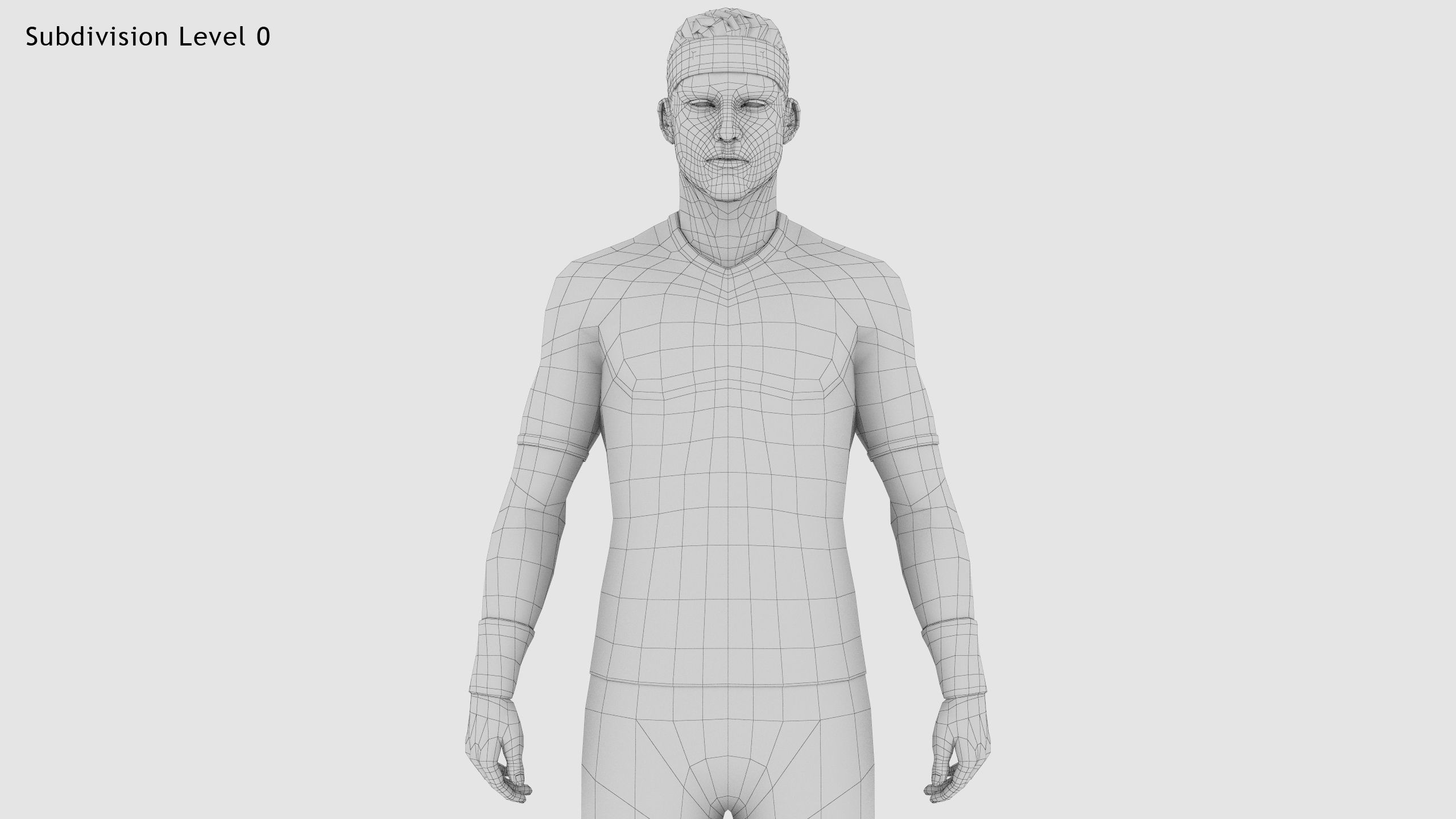 Male Tennis Player 3D model_25