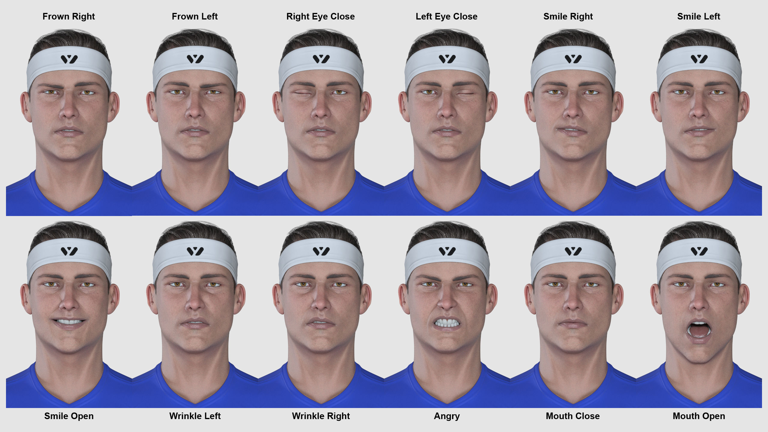 Male Tennis Player 3D model_15