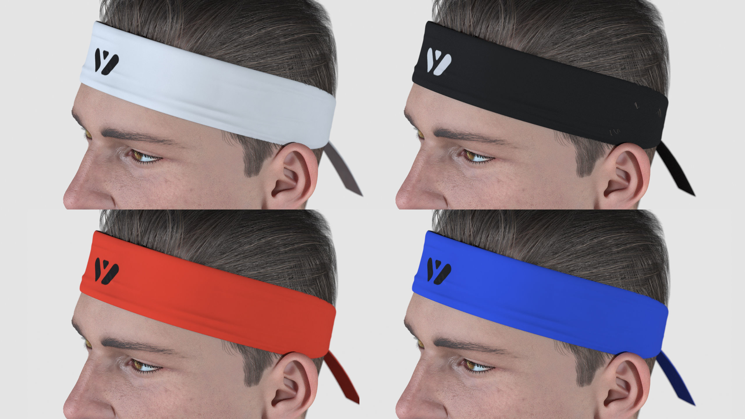 Male Tennis Player 3D model_14
