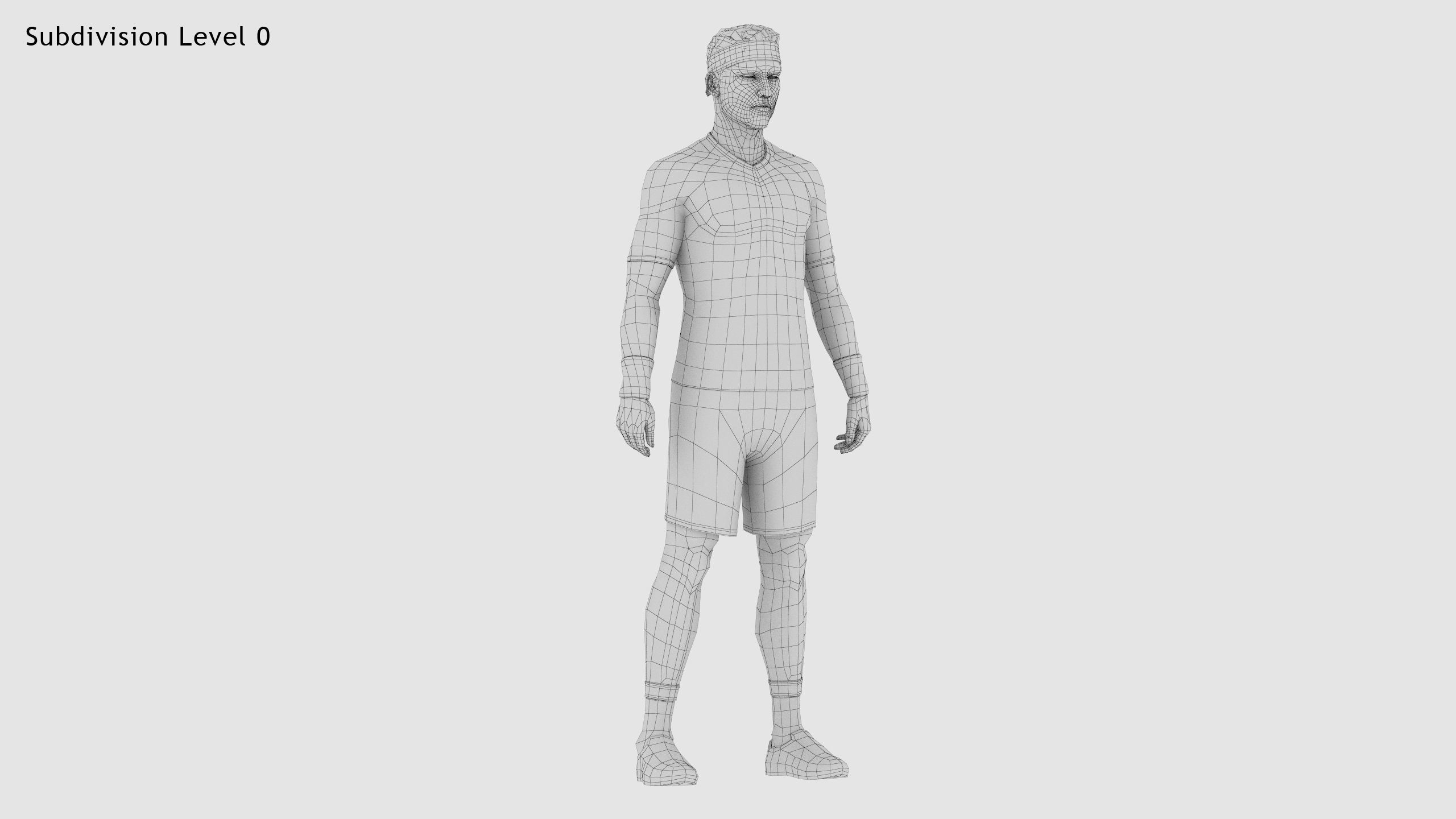 Male Tennis Player 3D model_29