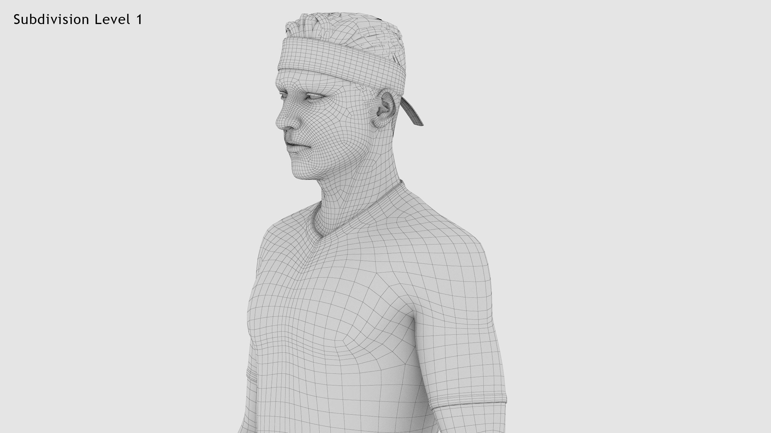 Male Tennis Player 3D model_34