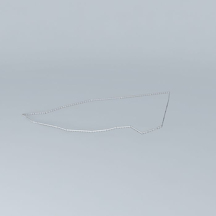 Cemetery - Fence 3D model_4