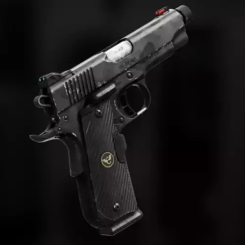 1911 Custom Low-poly 3D model