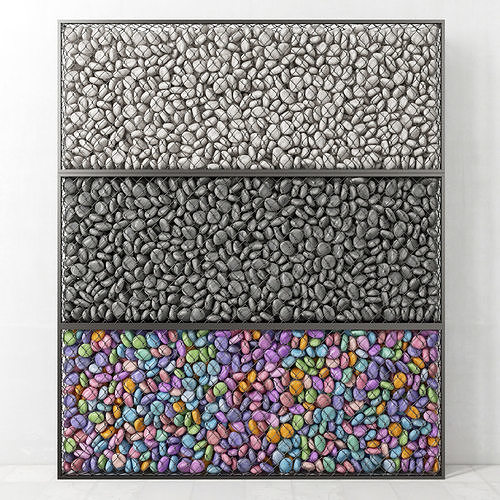 Gabion medium pebble 3D model