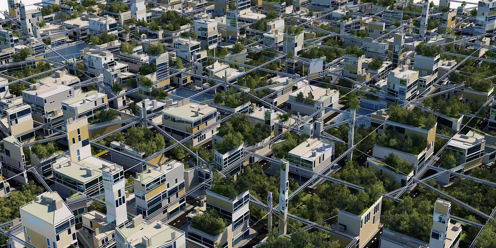 Future City HD A 3 3D model