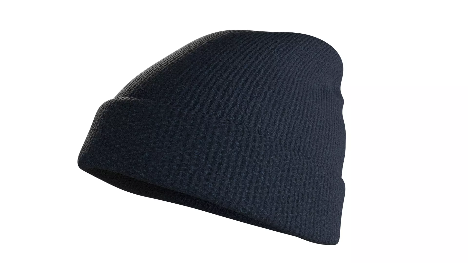Beanie Hat Low-poly 3D model_0