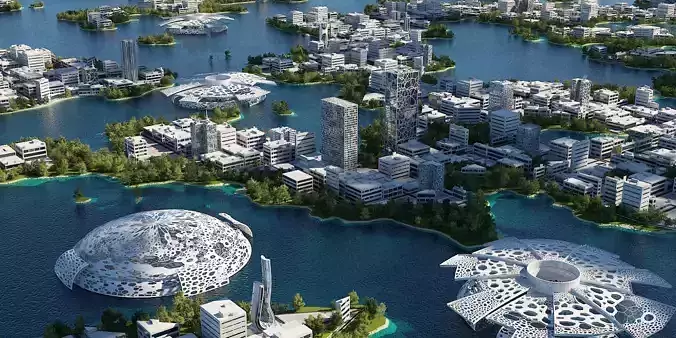 Future City A 8 3D model