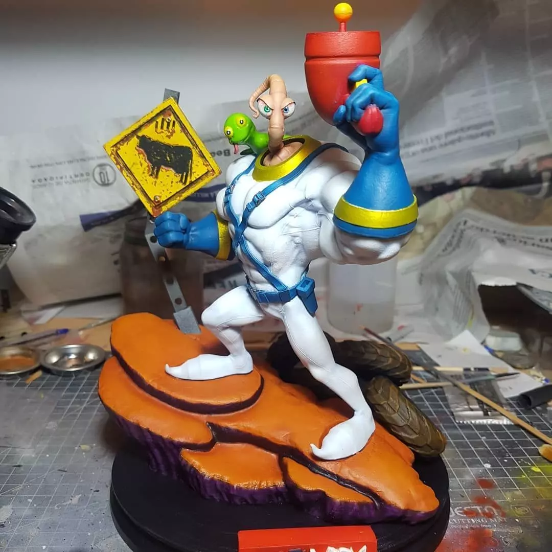 Earthworm Jim 3D print model_0