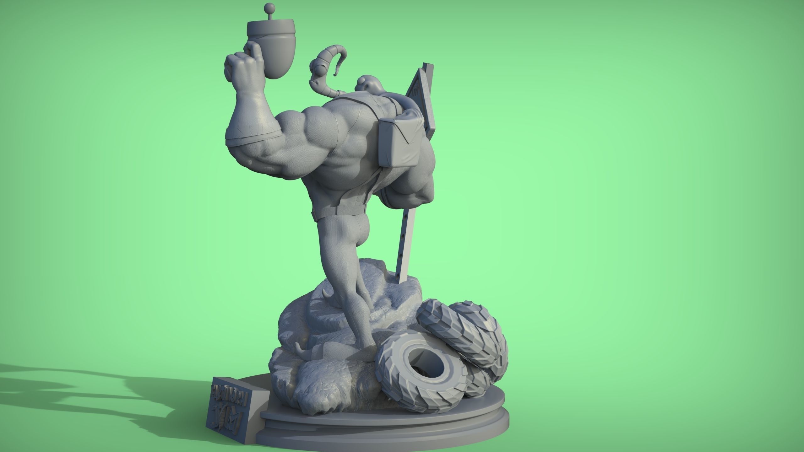 Earthworm Jim 3D print model_5