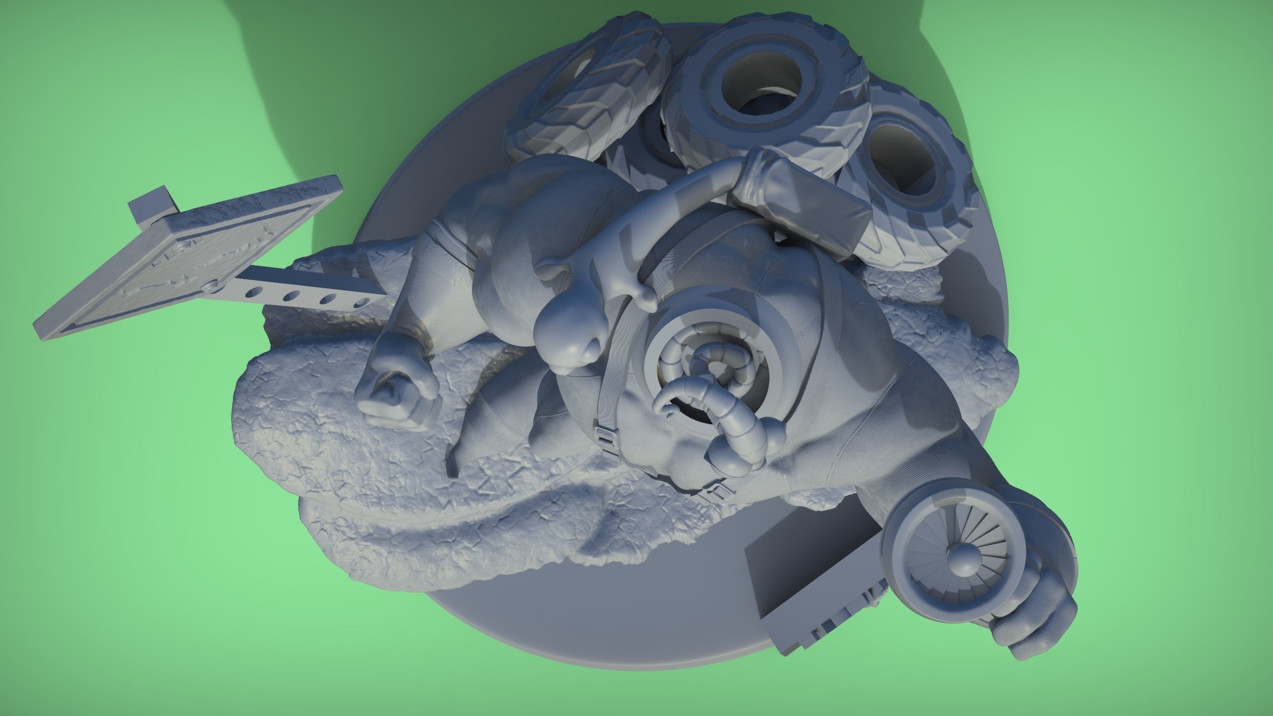 Earthworm Jim 3D print model_6