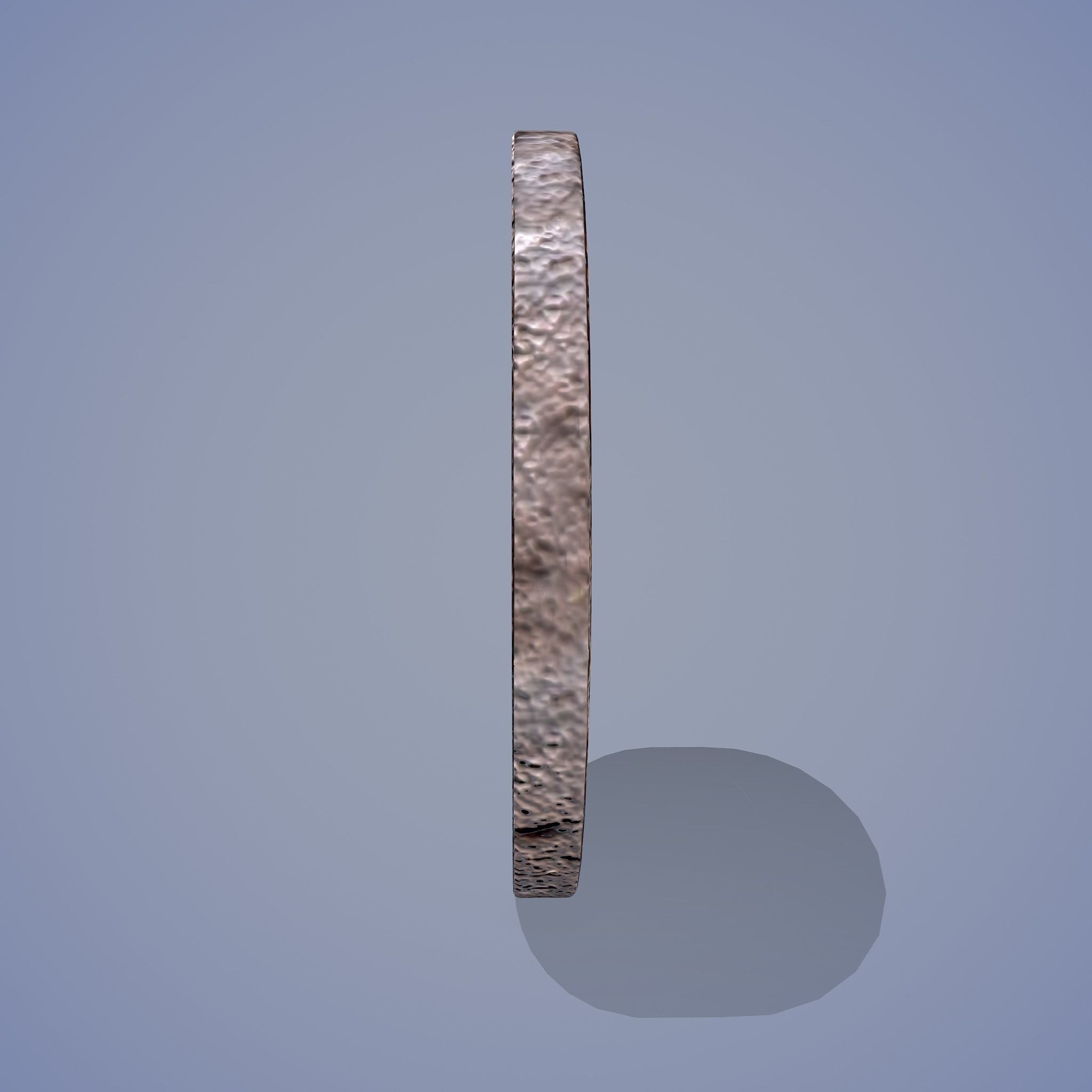Medieval Coin Low-poly 3D model_8