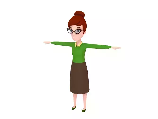 CartoonGirl016 Teacher