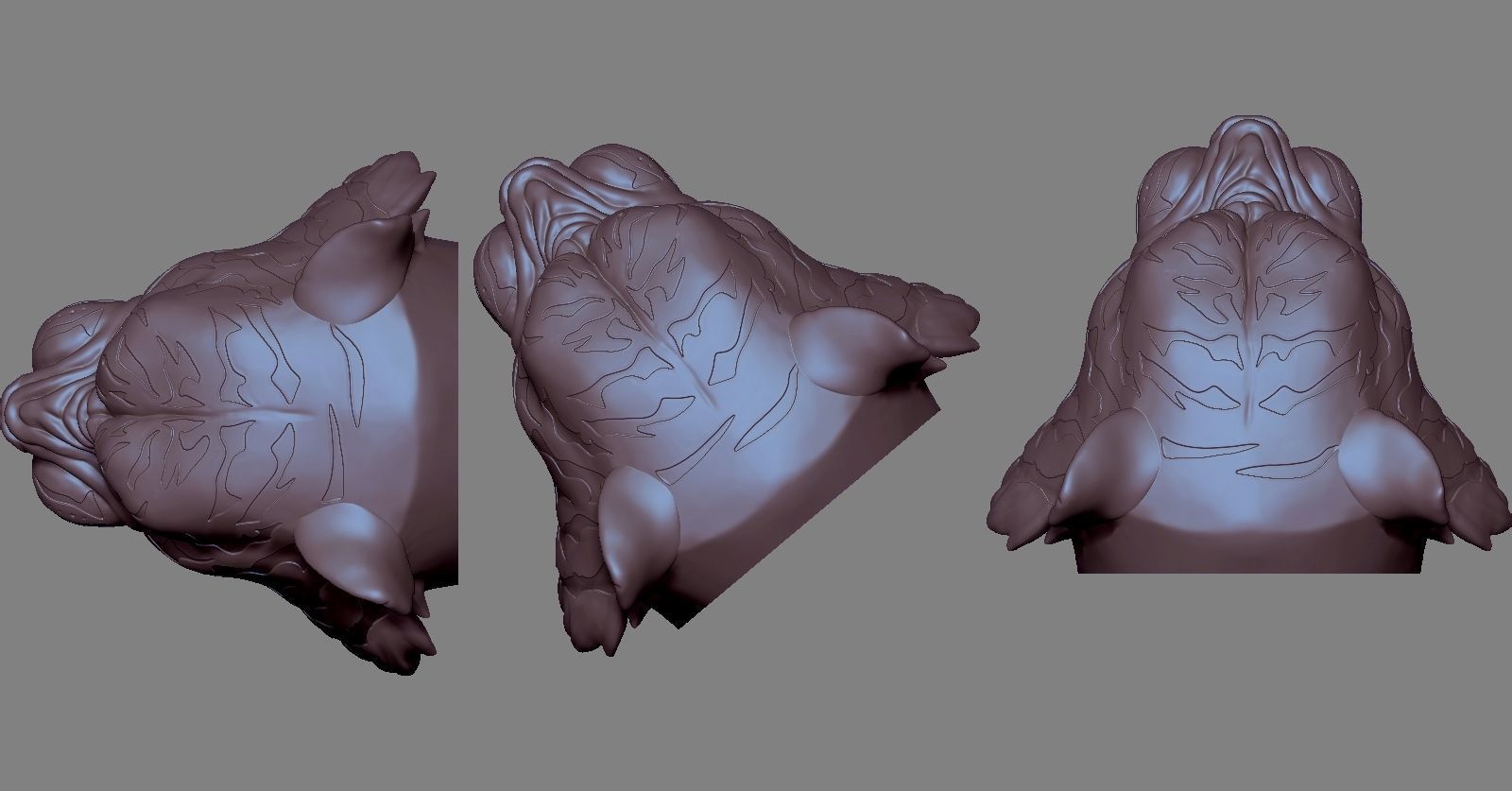 Tiger Head Number01 3D print model_5