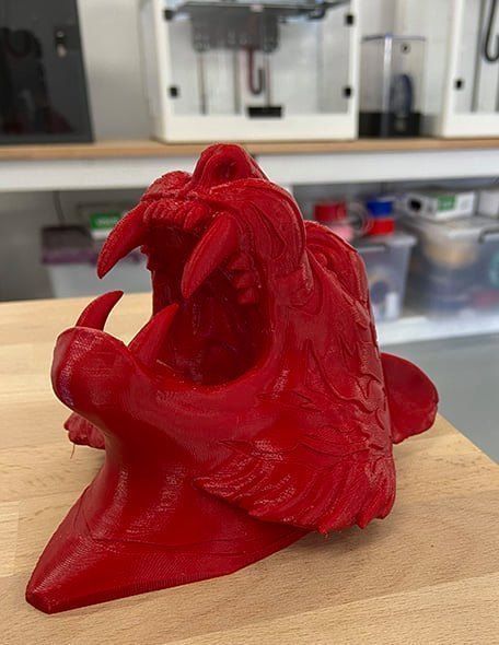 Tiger Head Number01 3D print model_11