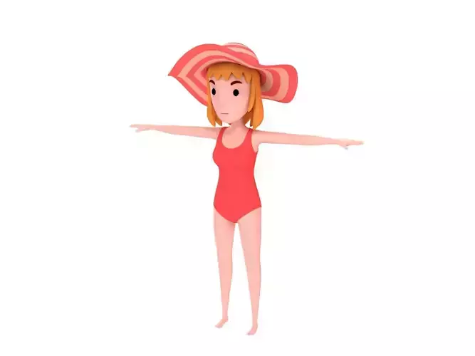 CartoonGirl021 SummerGirl