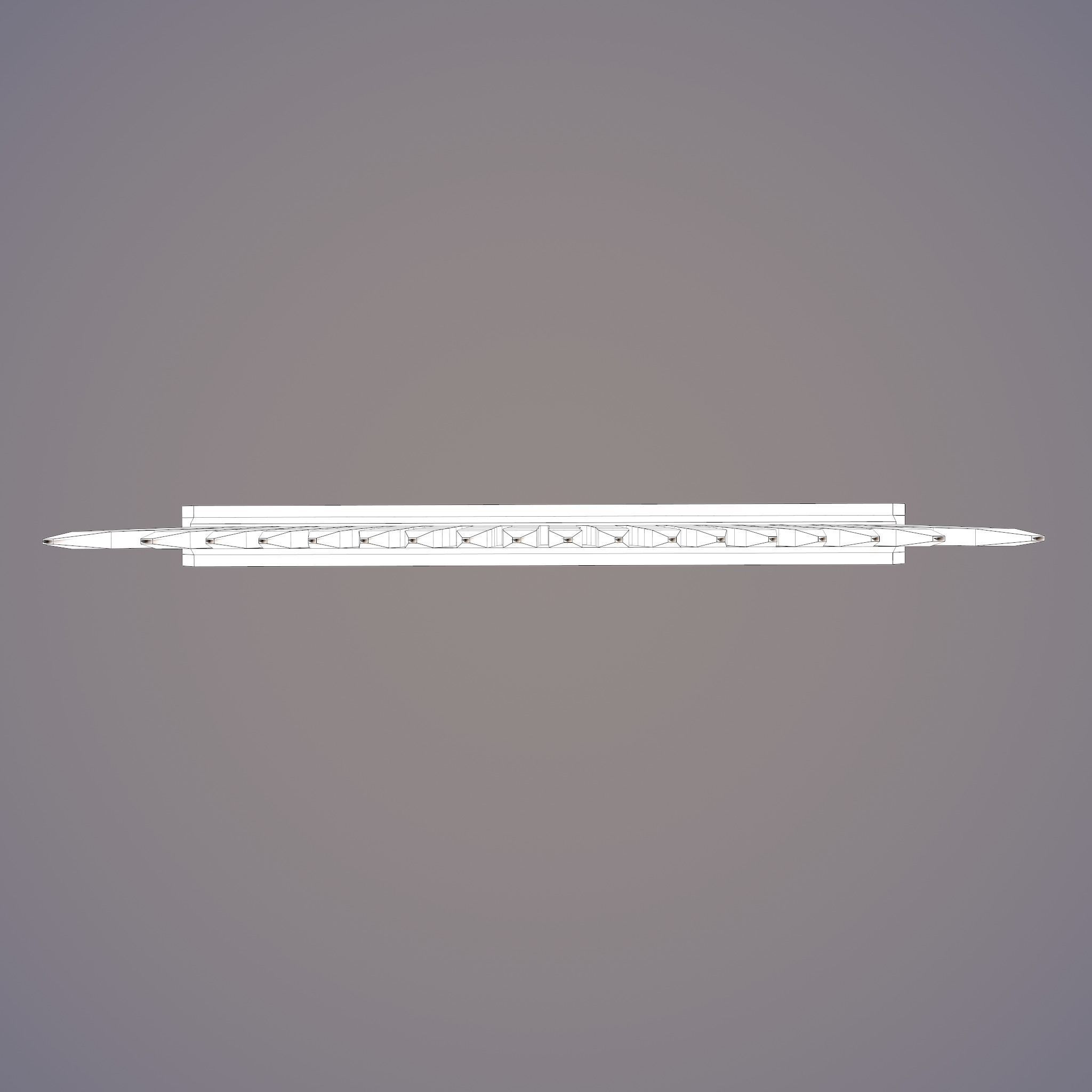 Viking Dragon Comb Low-poly 3D model_41