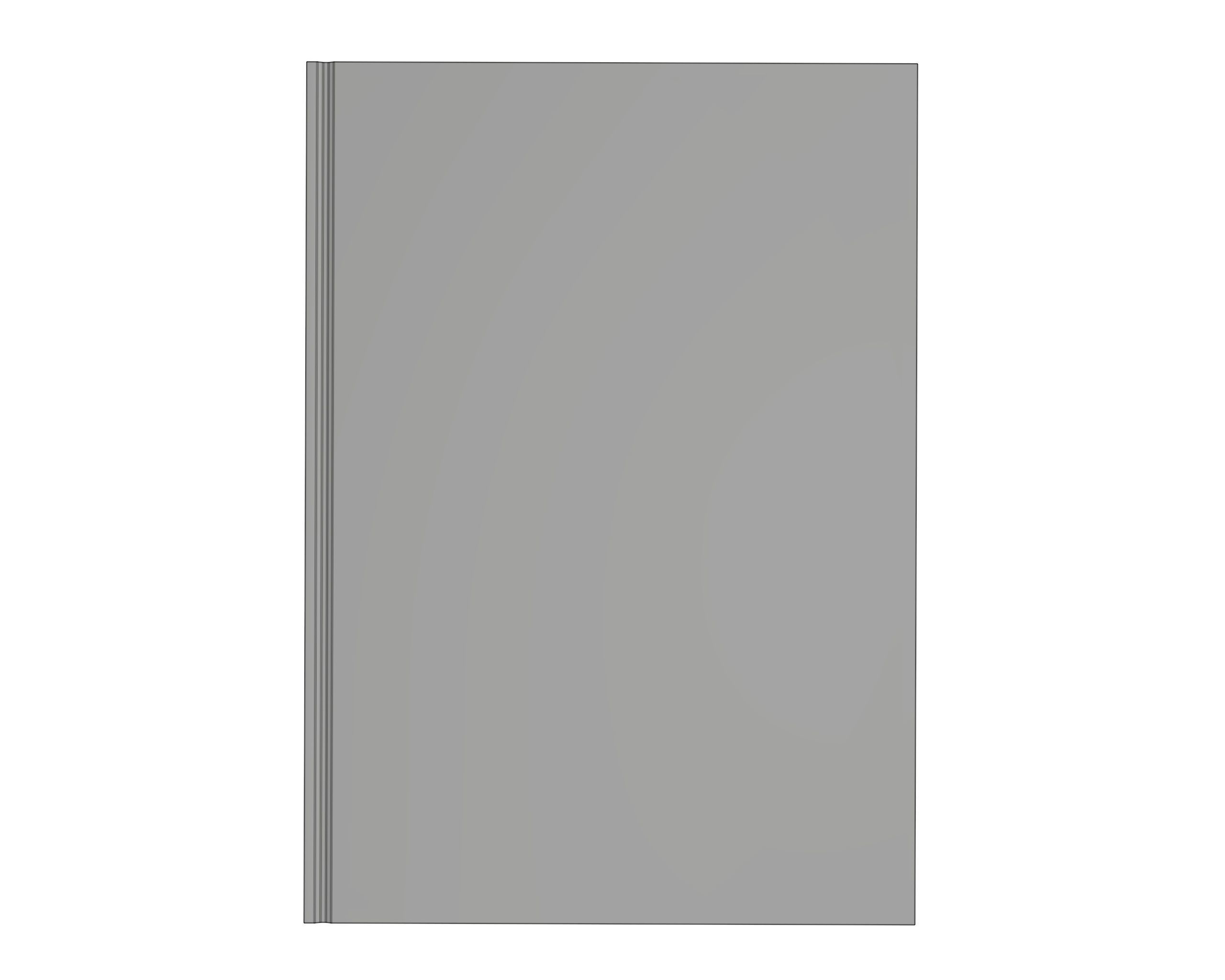 Album closed size A4 3D model_7