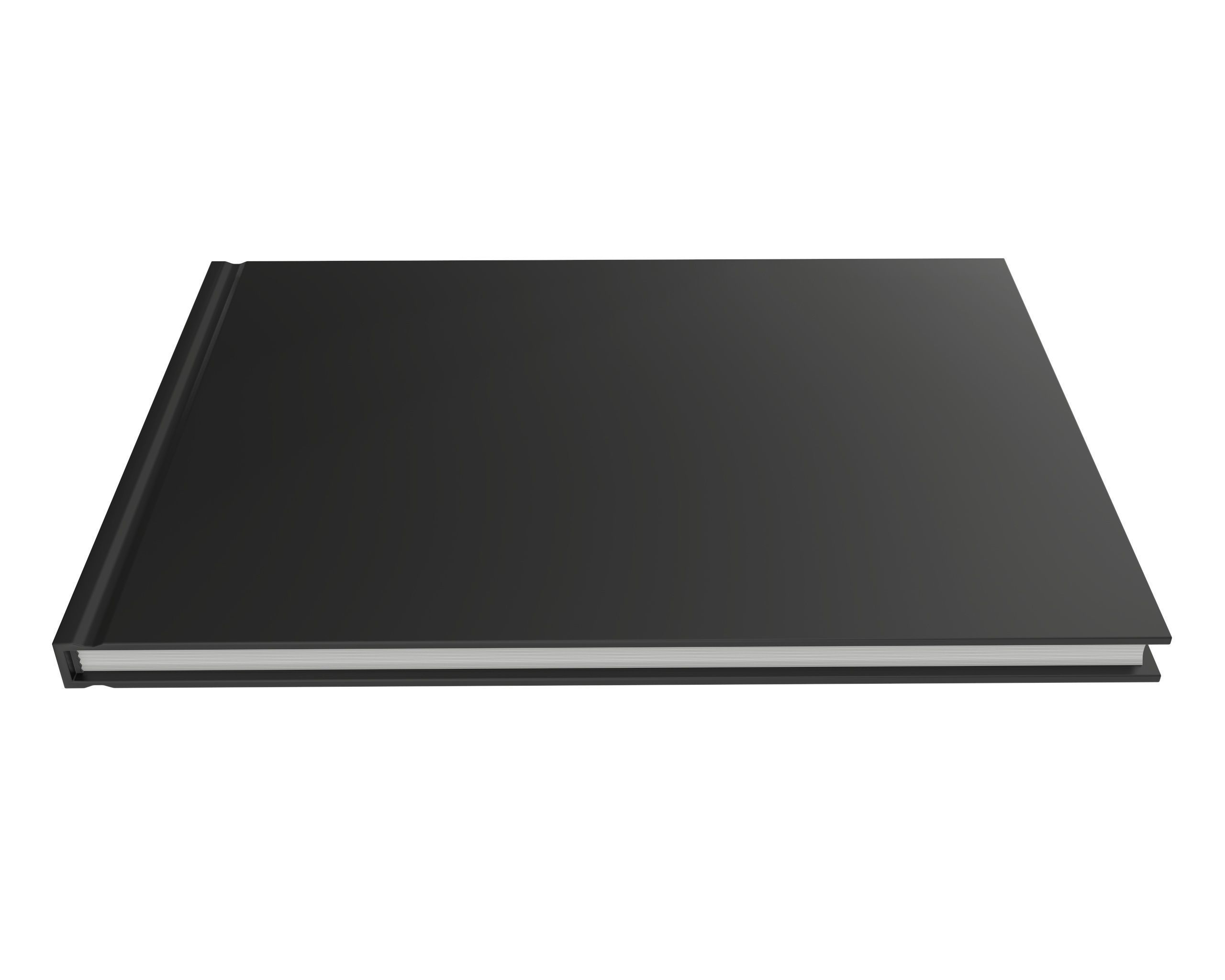 Album closed size A5 3D model_1