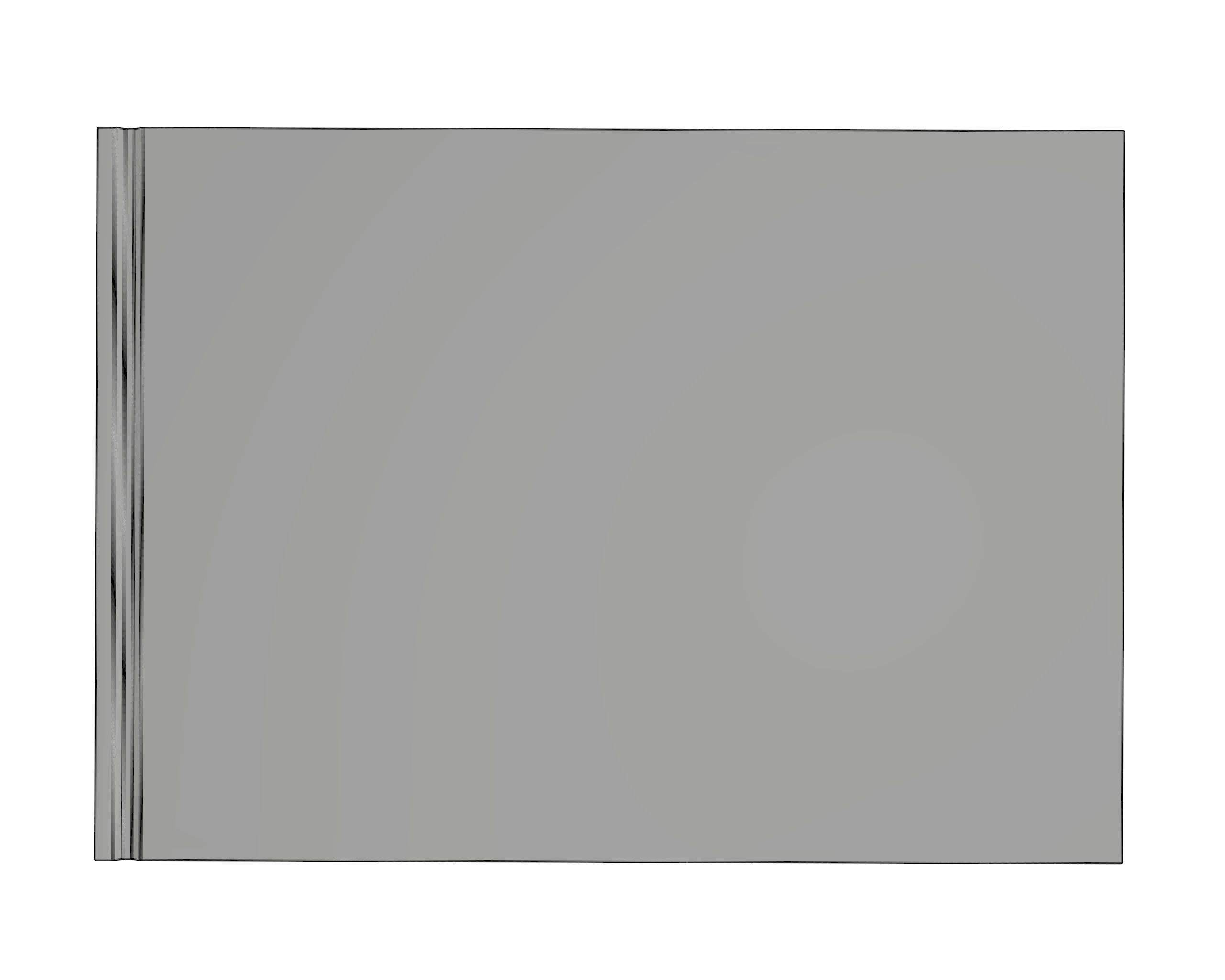 Album closed size A5 3D model_7