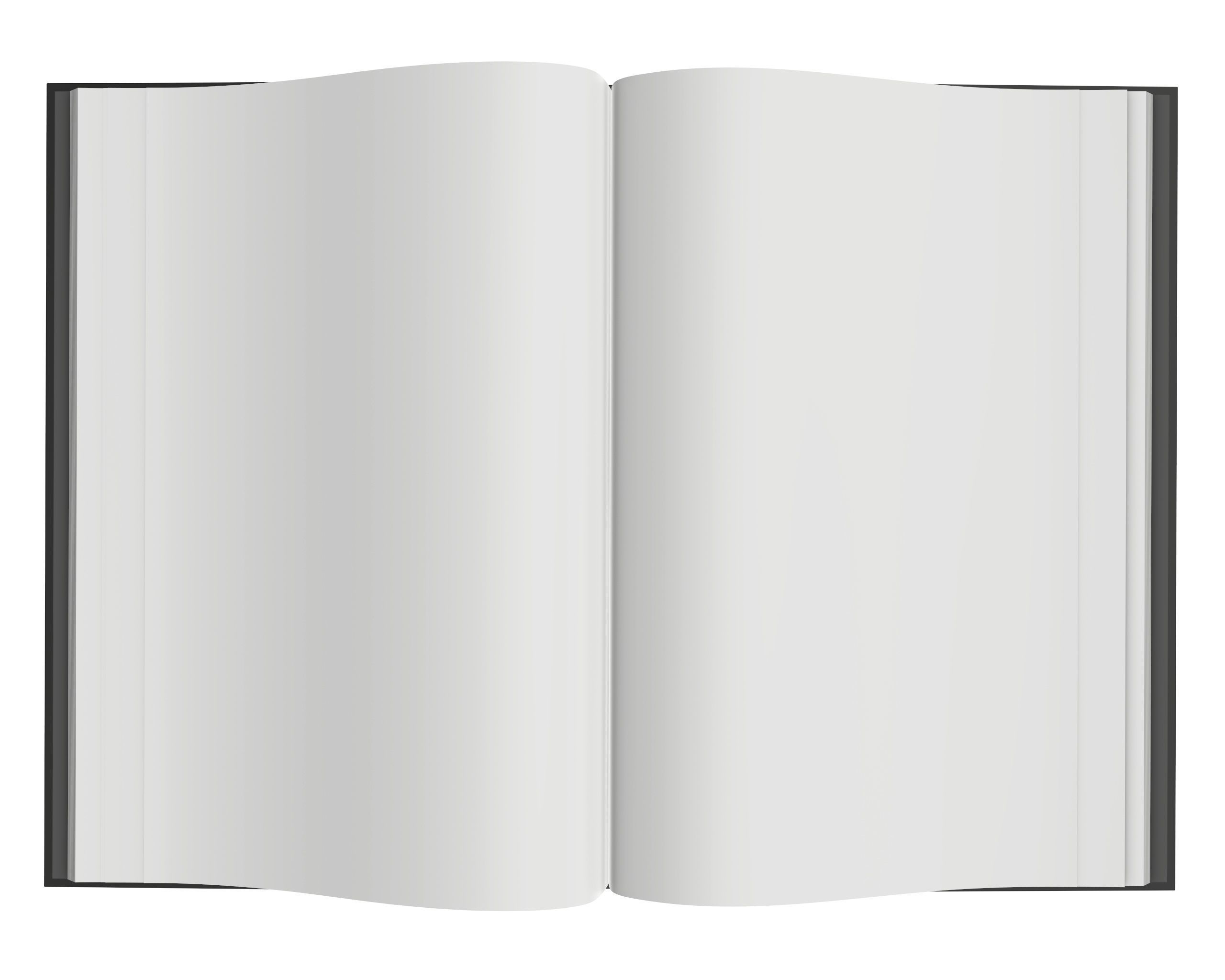 Album opened size A4 02 3D model_3