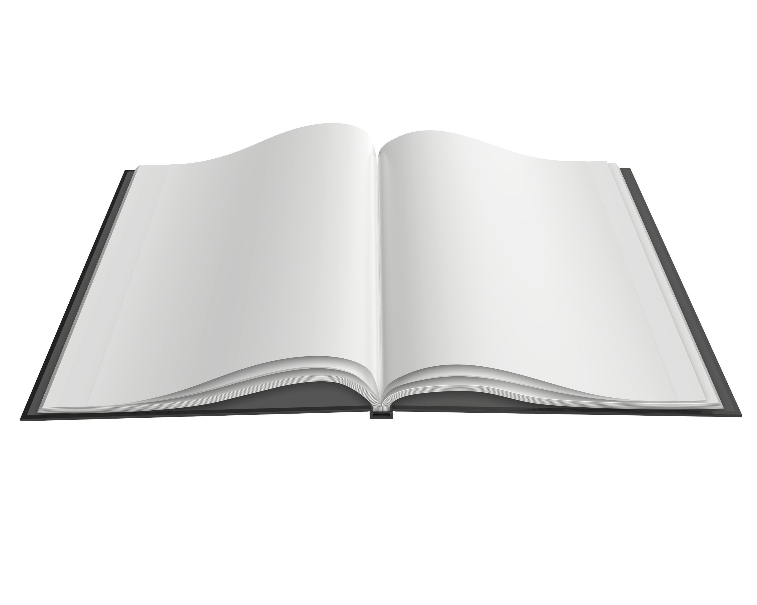 Album opened size A4 02 3D model_1