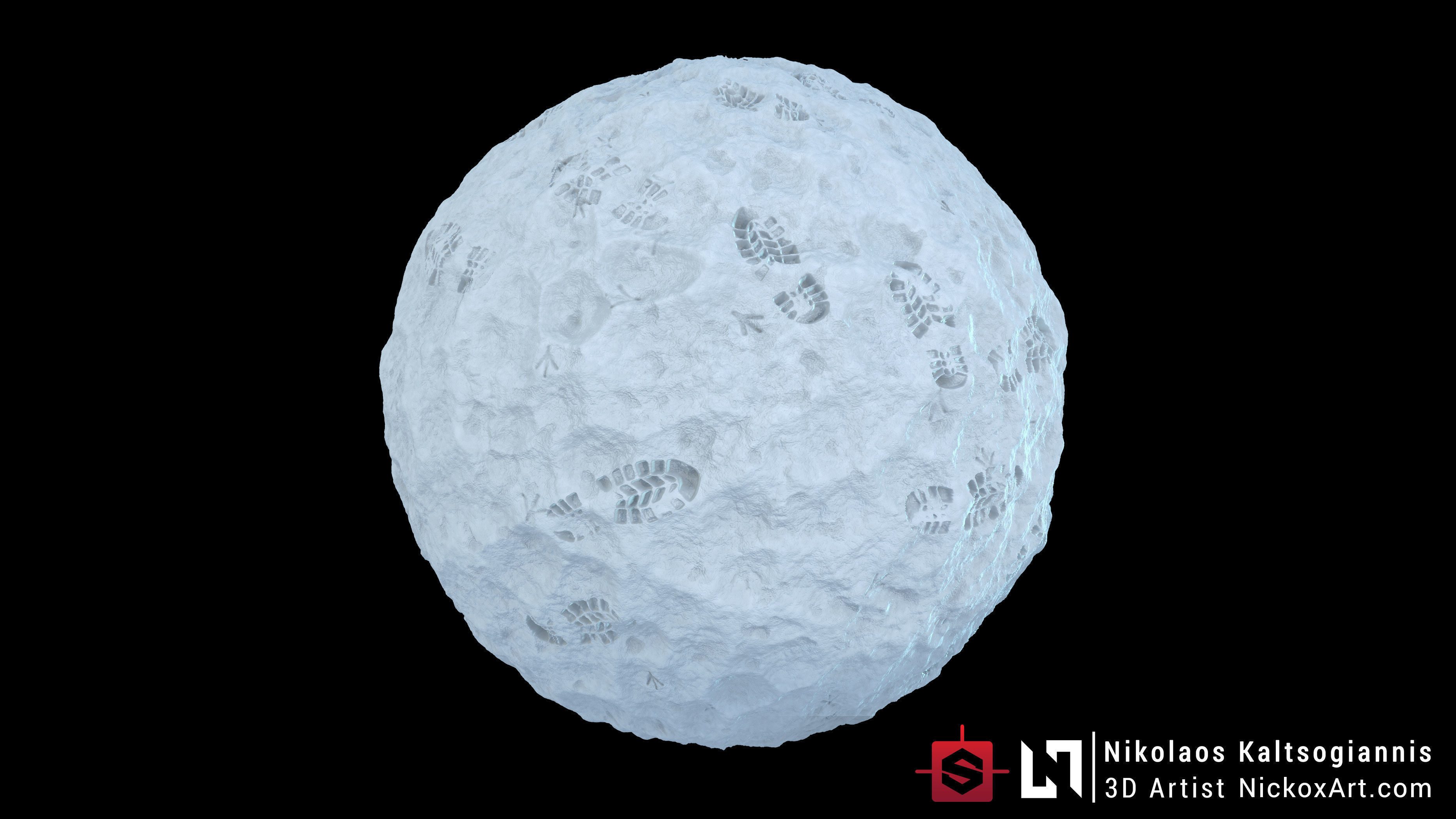 Procedural Snow Material  3 Variations Texture_3