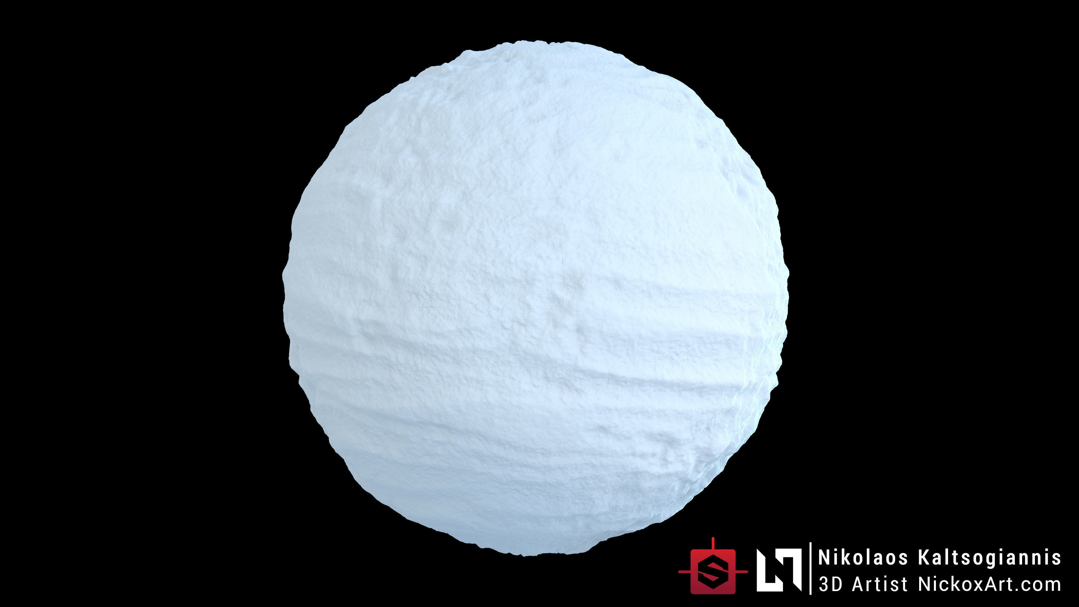 Procedural Snow Material  3 Variations Texture_2